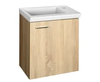 AQUALINE ZORAN keramické umývátko nábytkové 45x27,5cm, bílá (4)