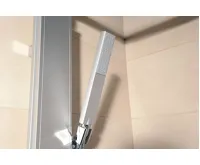 AQUALINE ROME sprchový sloup k napojení na baterii, hlavová, ruční sprcha, chrom (5)