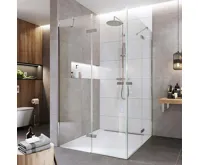 Sprchový kout, Novea, čtverec, 110x110 cm, chrom ALU, sklo Čiré Sprchový kout, Novea, čtverec, 110x110 cm, chrom ALU, sklo Čiré