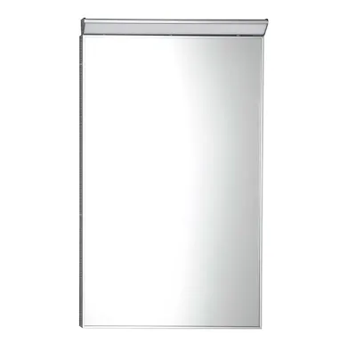 AQUALINE BORA zrcadlo s LED osvětlením a vypínačem 400x600mm, chrom