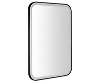 SAPHO CETIS zrcadlo s LED osvětlením 60x80cm, černá mat