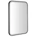 SAPHO CETIS zrcadlo s LED osvětlením 60x80cm, černá mat
