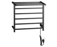 SAPHO ELZOR elektrický sušák ručníků 500x470 mm, 60 W, černá mat