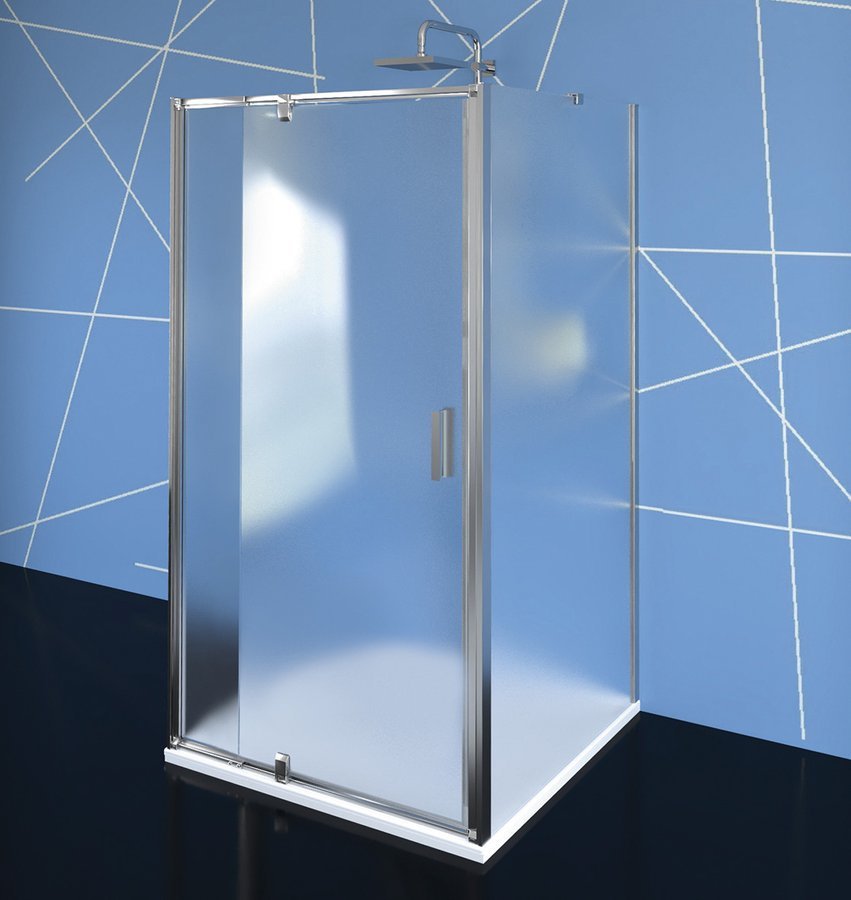 POLYSAN EASY třístěnný sprchový kout 800-900x800mm, pivot dveře, L/P varianta, sklo Brick