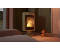 HS Flamingo Krbová kamna MASTERFLAMME ® Medie II, olivová (35)