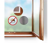 HomeLife Okenní síť proti hmyzu 130x150cm, bílá