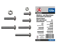 BGS Šrouby a matice M4 a M5, sada 125 dílů BGS Šrouby a matice M4 a M5, sada 125 dílů