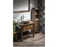 SAPHO BRAND umyvadlová skříňka 80x73x50cm, mořený smrk (3)