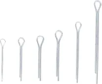 BGS Závlačky 1,6-2,4-3,2 mm, různé délky, sortiment 135 dílů (1)