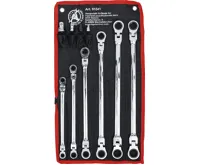 BGS Sada oboustranných ráčnových kloubových klíčů, 8 - 19 mm, 10dílná BGS Sada oboustranných ráčnových kloubových klíčů, 8 - 19 mm, 10dílná