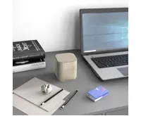 GEDY SEVENTY stolní odpadkový koš výklopný, plast ABS, béžová (3)