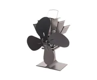 HS Flamingo Ventilátor na kamna FLAMINGO čtyřlopatkový, černý (1)