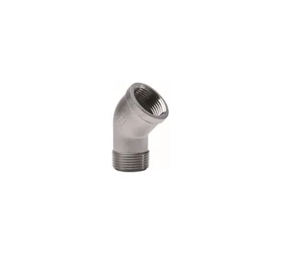 Nerez koleno 45°- DN 40 - 6/4" M/ F