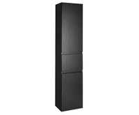 AQUALINE ALTAIR vysoká skříňka s košem 40x184x31cm, černá mat, levá