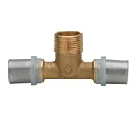 WIGELL Press T-kus přechodový 20x1/2"x20 závit venkovní WIGELL Press T-kus přechodový 20x1/2"x20 závit venkovní