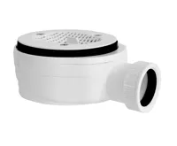 GELCO GELCO vaničkový sifon, průměr 90mm, DN40, extra nízký, pro vaničky s krytem GELCO GELCO vaničkový sifon, průměr 90mm, DN40, extra nízký, pro vaničky s krytem