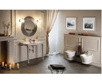 CREAVIT ANTIK bidet závěsný, 36x53 cm, bílá (6)