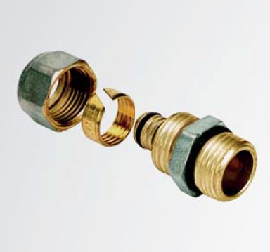 Wigell šroubovací tvarovka přechod 16x3/4" vnější závit