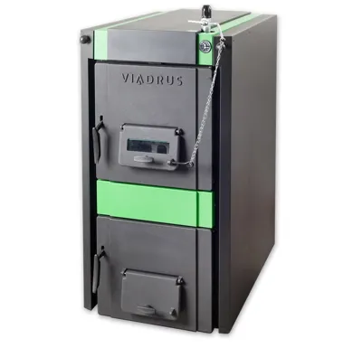 Viadrus HERCULES U32  7 čl. Kotel na tuhá paliva vč. odtahového ventilátoru POV180LU