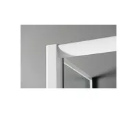 AQUALINE AMADEO boční stěna 900 mm, sklo Brick (1)