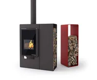 HS Flamingo Krbová kamna FLAMINGO DELUXE ® SINGA, hnědá - sametová (9)