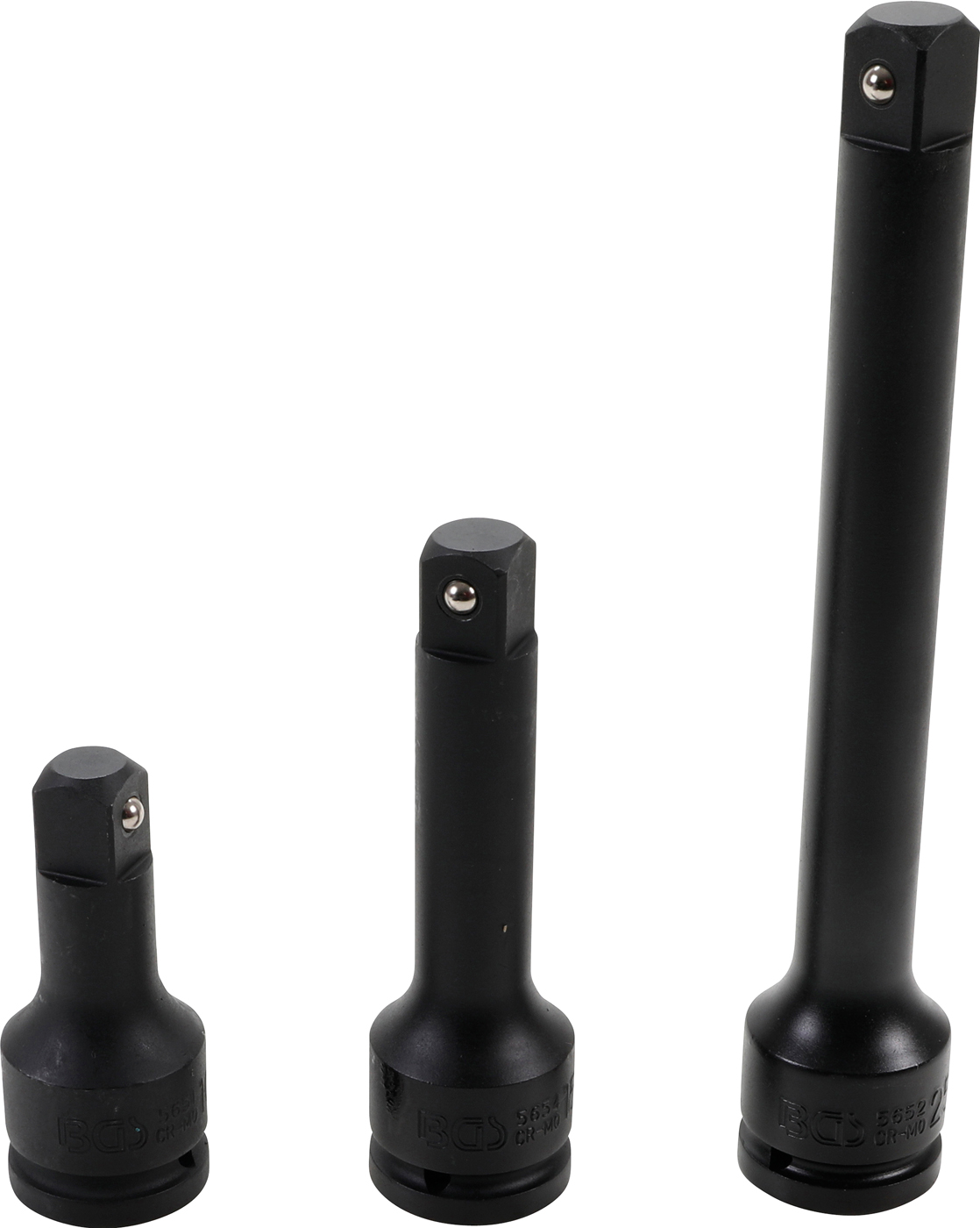 Bgs sada silového prodloužení, vnější/vnitřní čtyřhran 20 mm (3/4"), 3dílná