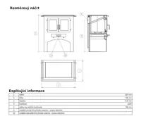 ABX Kuchyňský sporák bez trouby - černý plech, sklokeramická deska | AKCE Zdravá láhev 0,7l (1)