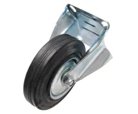 BGS Kolečko pogumované, průměr 125 mm, pevné