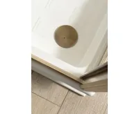 KERASAN RETRO keramická sprchová vanička, čtverec 100x100x20cm, bílá (5)