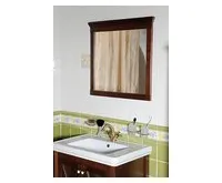 SAPHO CROSS zrcadlo v dřevěném rámu 60x80cm, buk (1)