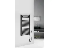 AQUALINE DIRECT-E elektrické otopné těleso rovné 450x960 mm, 300 W, černá (4)