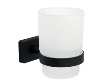 NOVASERVIS Držák kartáčků GRETA, černá matná - AGR03BL