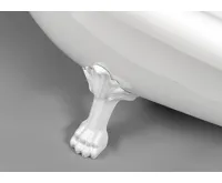 POLYSAN BRIXTON volně stojící vana 174x83x81cm, nohy bílé, bílá (3)