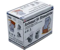 BGS Sada otočných koleček, pro plážové koše, O 75 mm, 4dílná (1)