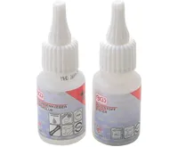 BGS Sada lepidla pro opravu, 2složkový spoj, průmyslové lepidlo 20 g / granulát 20 g (1)