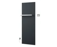 SAPHO ELION elektrické otopné těleso včetně termostatu 606x1765 mm, 900 W, metalická antracit