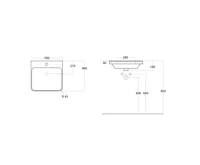 SAPHO THALIE 50 keramické umyvadlo nábytkové 50x46cm, bílá (6)