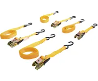 BGS Sada ráčnový upínací pás, s těžkými háky, 5 m × 25 mm, 4dílná BGS Sada ráčnový upínací pás, s těžkými háky, 5 m × 25 mm, 4dílná