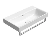 GSI NUBES keramické umyvadlo 70x40cm, broušená spodní hrana, bez otvoru, bílá ExtraGlaze (5)