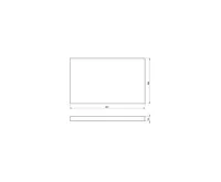 SAPHO AVICE deska pod umyvadlo 80,7x48,8cm, tl.5cm, dub rover (2)