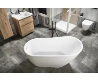 AQUALINE TISA volně stojící vana, 150x75cm, bílá (3)