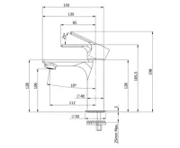 SAPHO PAX stojánková umyvadlová baterie, chrom (6)
