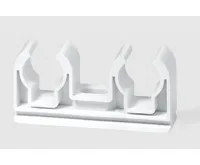 Příchytka plastová dvojitá 2x22 pro Cu