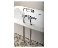 SAPHO ANTEA připojení pro instalaci vanové baterie na okraj vany (pár), chrom (1)