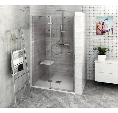 POLYSAN FORTIS sprchové dveře do niky 900mm, čiré sklo, levé