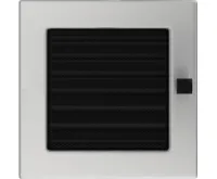 HS Flamingo Krbová mřížka 17x17 BASIC broušený nerez s žaluzií