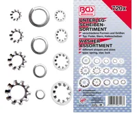 BGS Sortiment podložek ,150 kusů BGS Sortiment podložek ,150 kusů