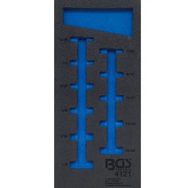 BGS Vložka do dílenského vozíku 1/3, prázdná, pro4121