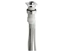 SILFRA FOLLOW ME sprchová průchodka s odvodněním na okraj vany vč. hadice a drenážního kusu, hranatá, chrom SILFRA FOLLOW ME sprchová průchodka s odvodněním na okraj vany vč. hadice a drenážního kusu, hranatá, chrom