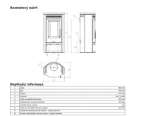 ABX Arktis 6 Krbová kamna - šedý plech mastek (vč.HD) | AKCE Zdravá láhev 0,7l (1)